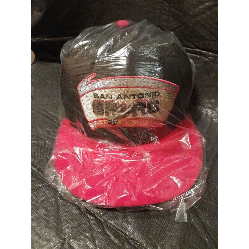 San Antonio Spurs NBA Snapback Hat Black Red Basketball Fan Gear - Thumbnail 10
