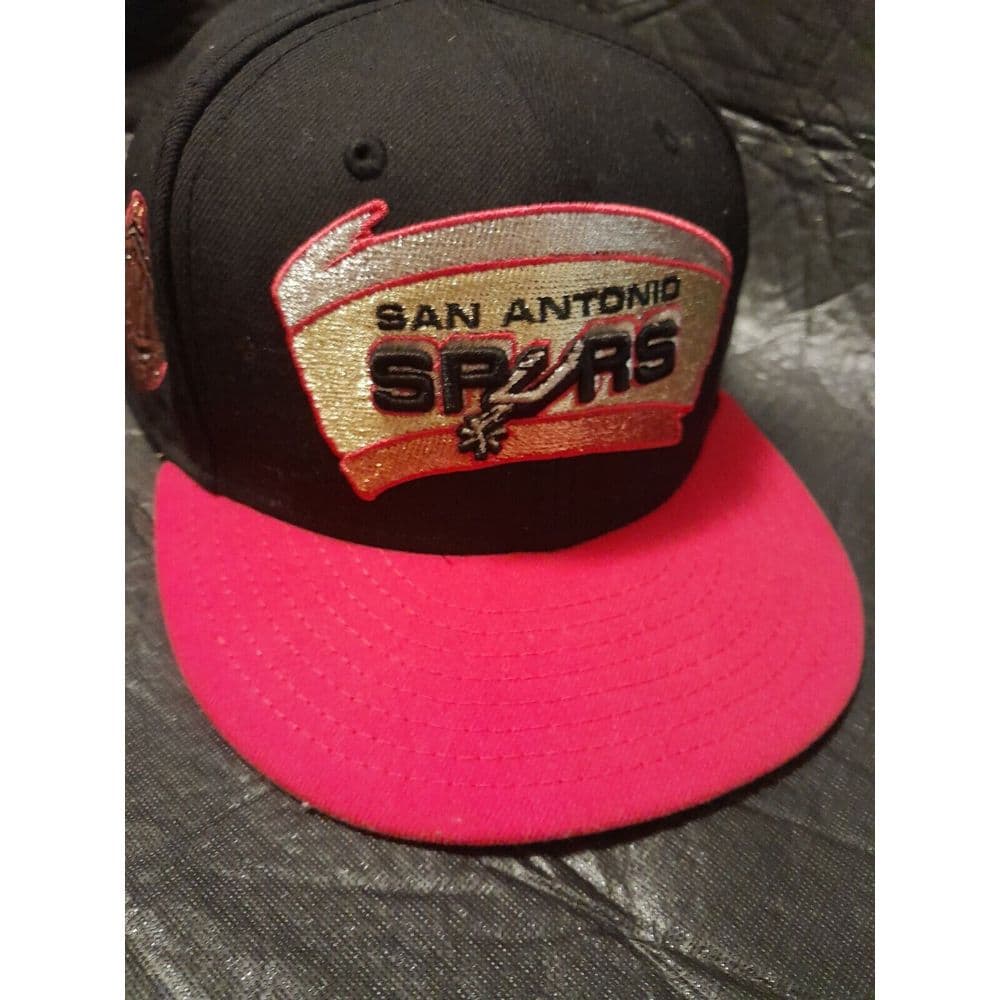 San Antonio Spurs NBA Snapback Hat Black Red Basketball Fan Gear - Thumbnail 3