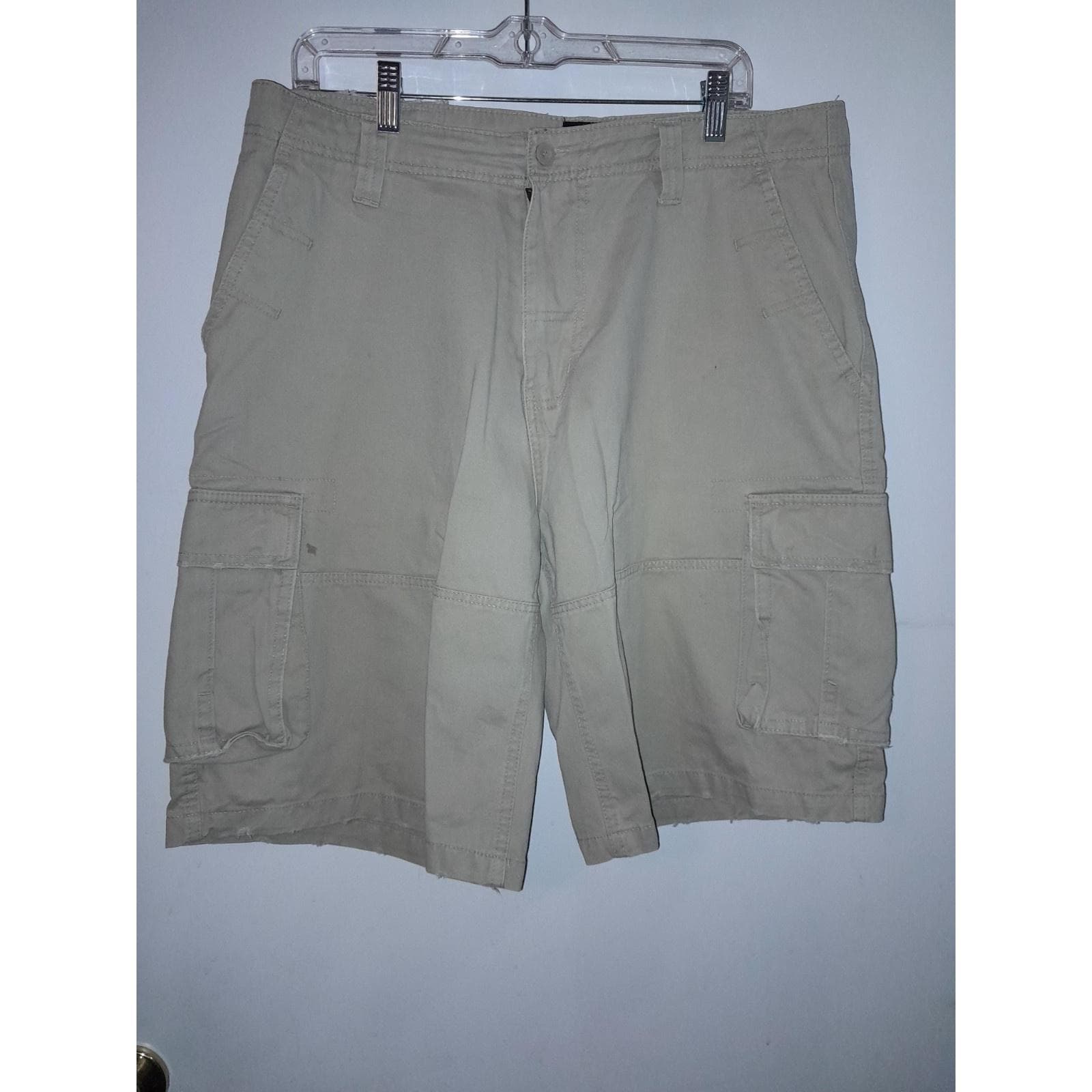 Beverly Hills Polo Club Khaki Shorts Size 36 Property Of BHPC 82 Standard Issue - Thumbnail 6