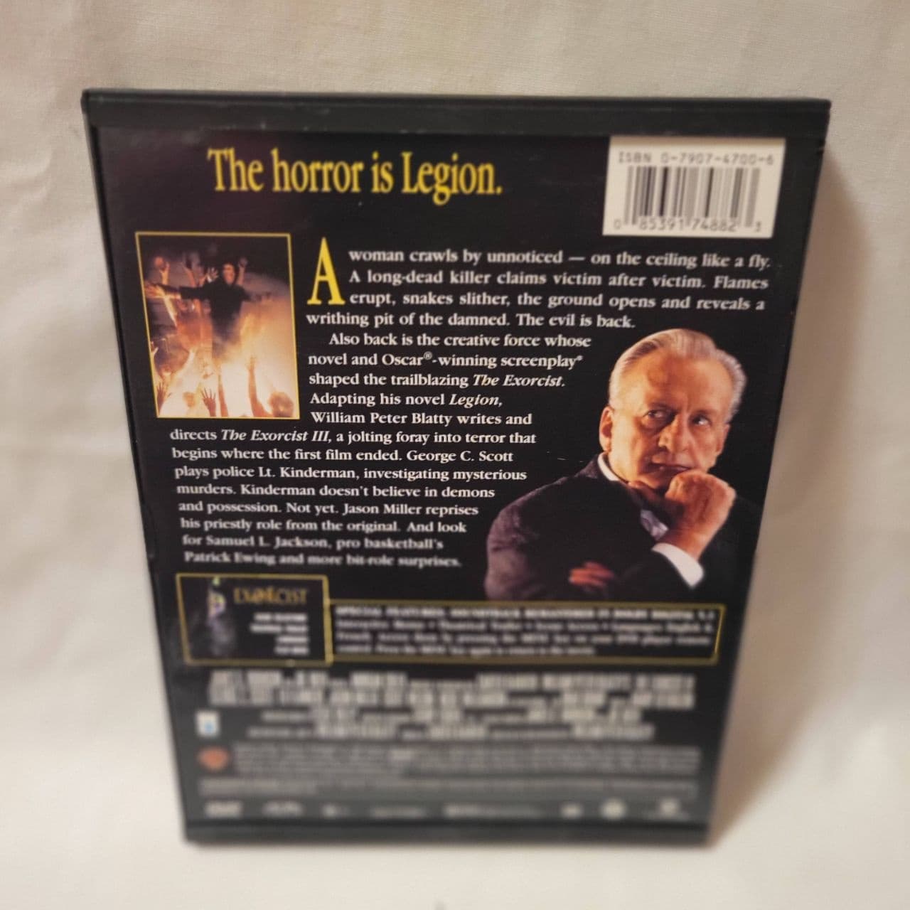 The Exorcist III (DVD, 1990) Horror – William Peter Blatty George C. Scott - Thumbnail 3