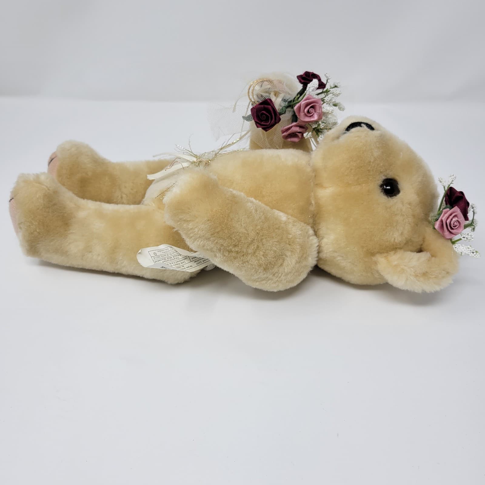 Ring Bearer Teddy Bear 2001 Pacific Craft Jointed Wedding | 12” Plush Vintage - Thumbnail 7