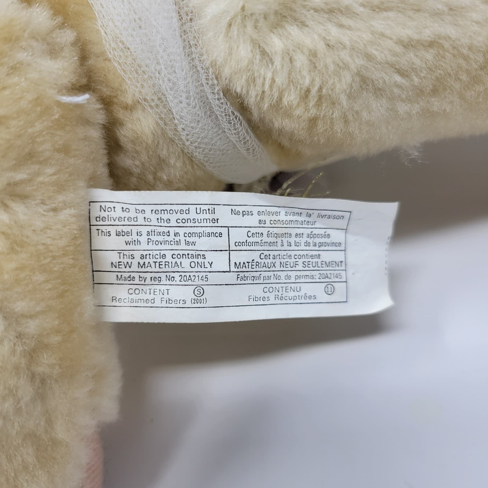Ring Bearer Teddy Bear 2001 Pacific Craft Jointed Wedding | 12” Plush Vintage - Thumbnail 11