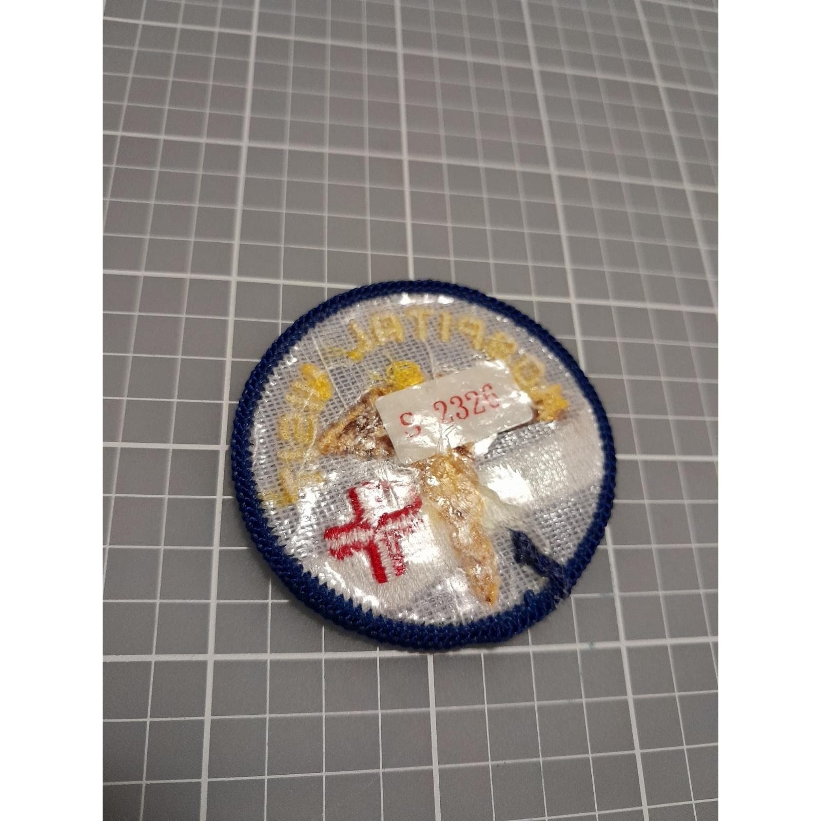 Hospital Visit Red Cross PATCH GSA Girl Scouts Medical Doctor First Aid Badge 2" - Thumbnail 2