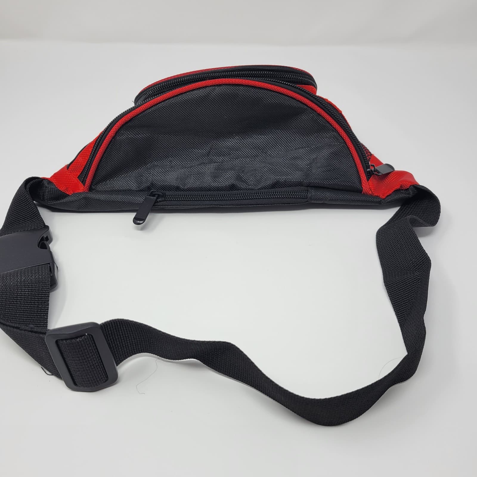 GUARD Waist Fanny Pack Red Adjustable 30"-41" Belt Bag with Whistle - Thumbnail 6