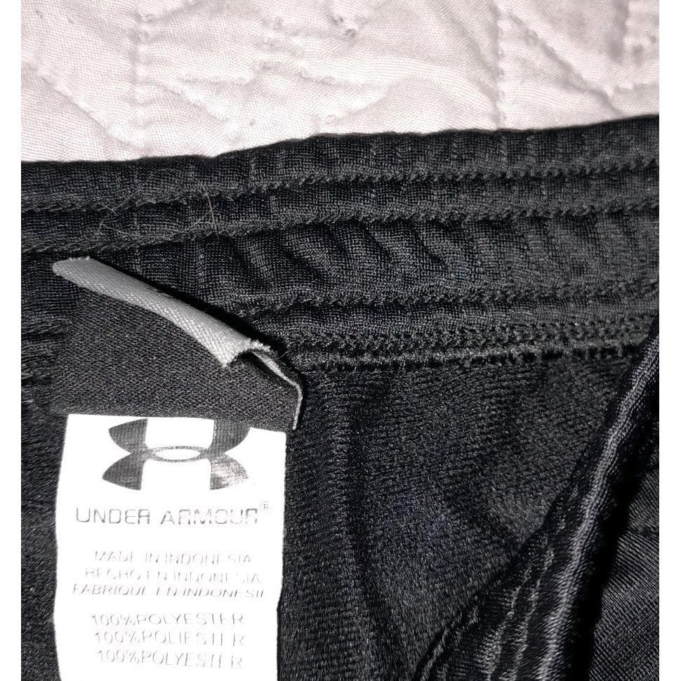 Under Armour Sweatpants Jogging Pants Black W Pink Stripe Size 3T - Thumbnail 4