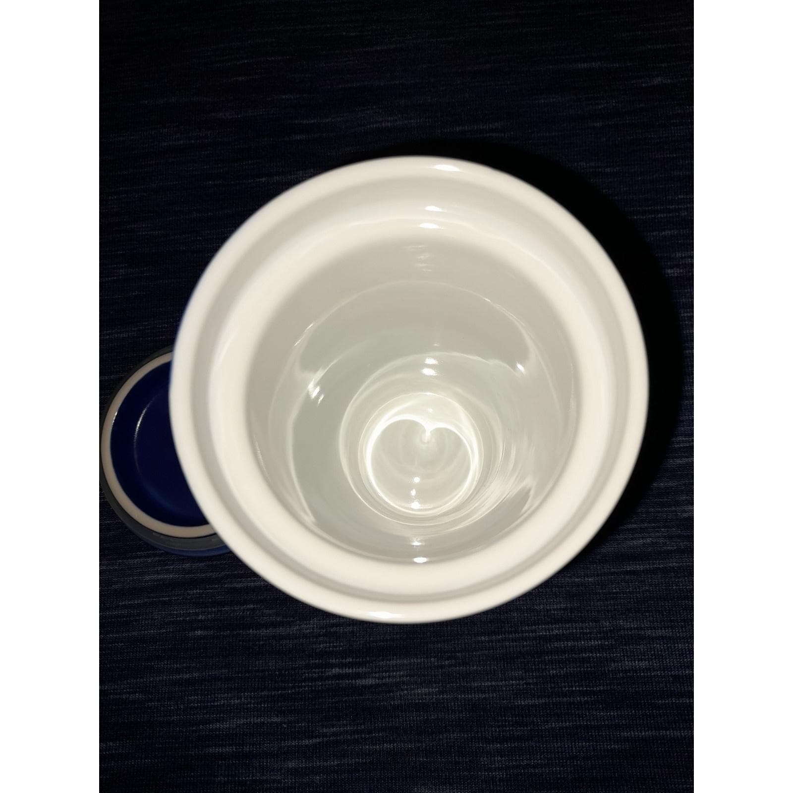 Super Mama Blue Stoneware Travel Mug Tumbler w/ Matching Lid Opalhouse - Thumbnail 5
