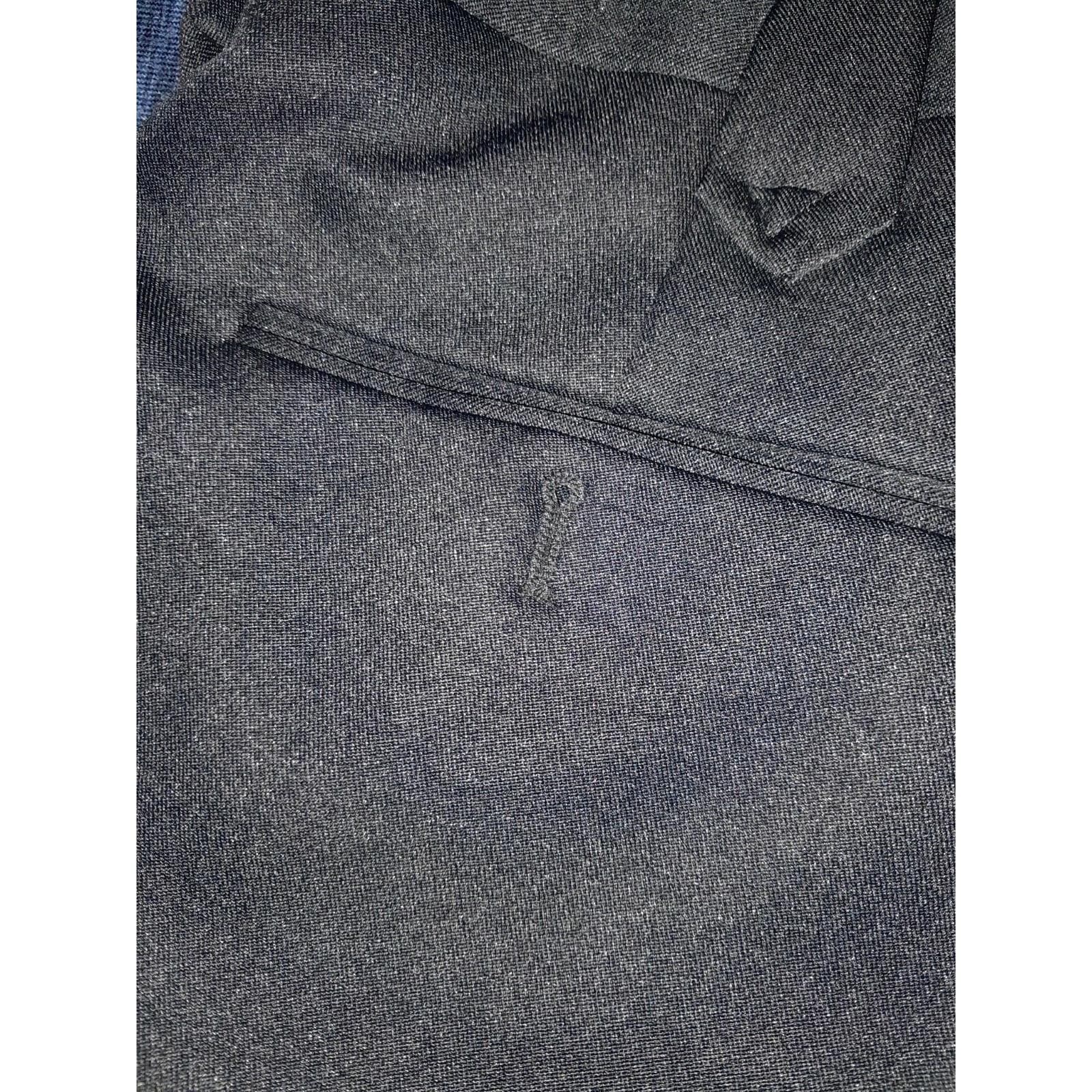 Vintage Circle S Pants Size 36 (36x28.5) Black Polyester Elastic Waist Western - Thumbnail 7