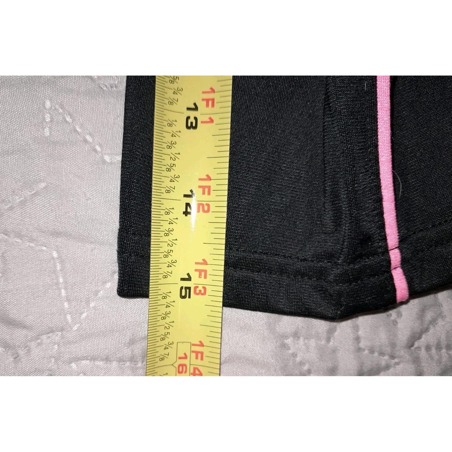 Under Armour Sweatpants Jogging Pants Black W Pink Stripe Size 3T - Thumbnail 7