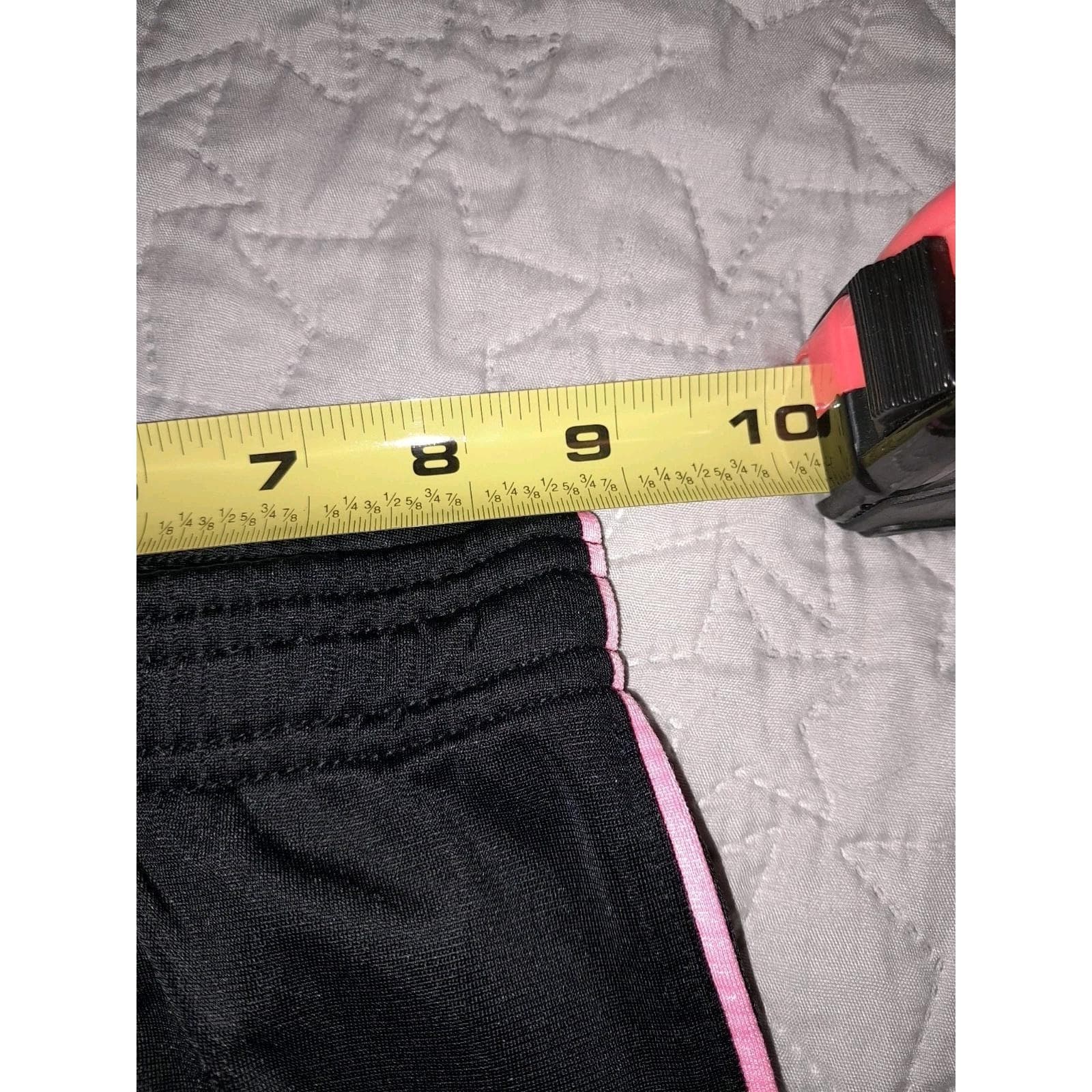 Under Armour Sweatpants Jogging Pants Black W Pink Stripe Size 3T - Thumbnail 8