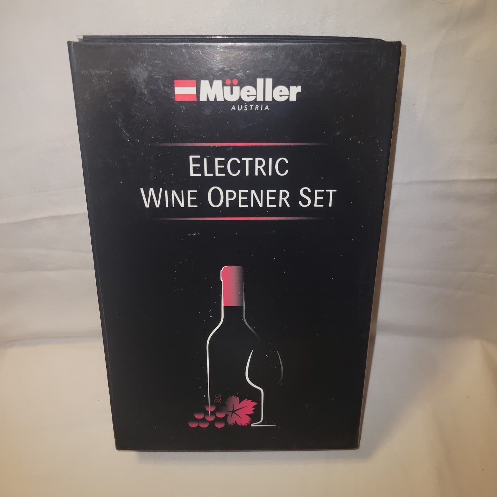 Mueller Electric Wine Opener Set Rechargeable Corkscrew with Accessories - Thumbnail 3