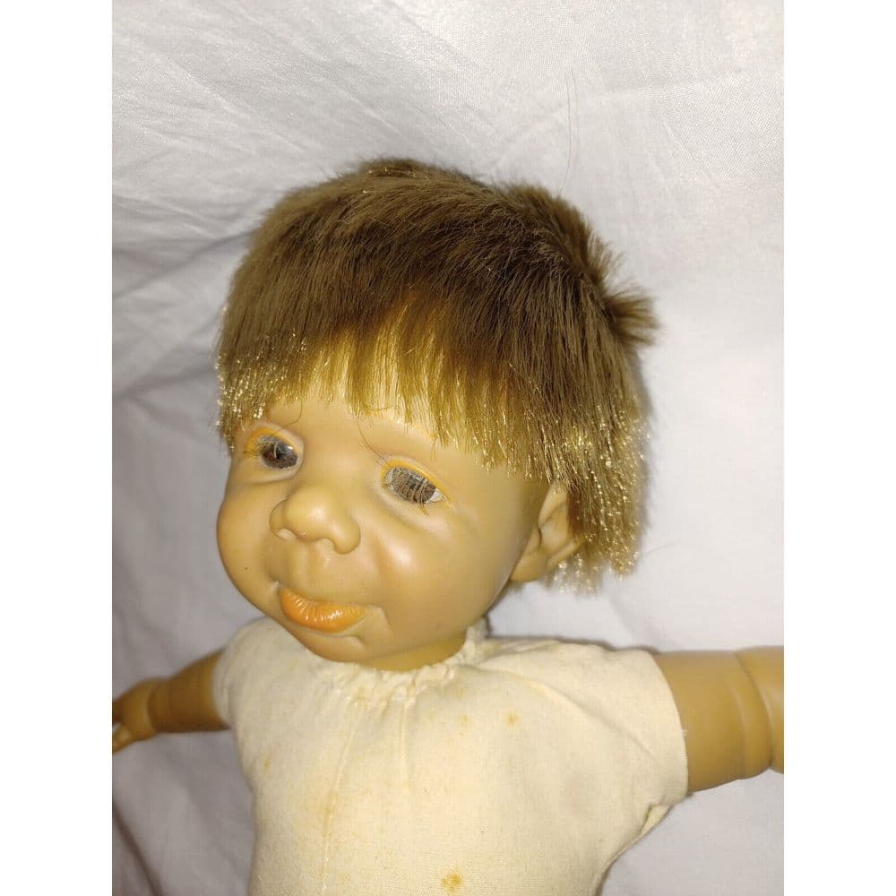 Vintage Toy Carmen Gonzalez Doll JULIO 1994 Made In Spain 14" Pouting Face RARE - Thumbnail 3