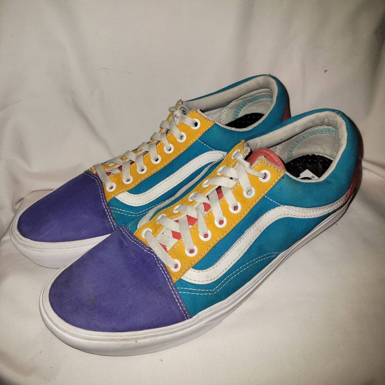 Vans Old Skool ComfyCush Men’s 13 Multi-Color Low Top Skate Shoes - Image 1