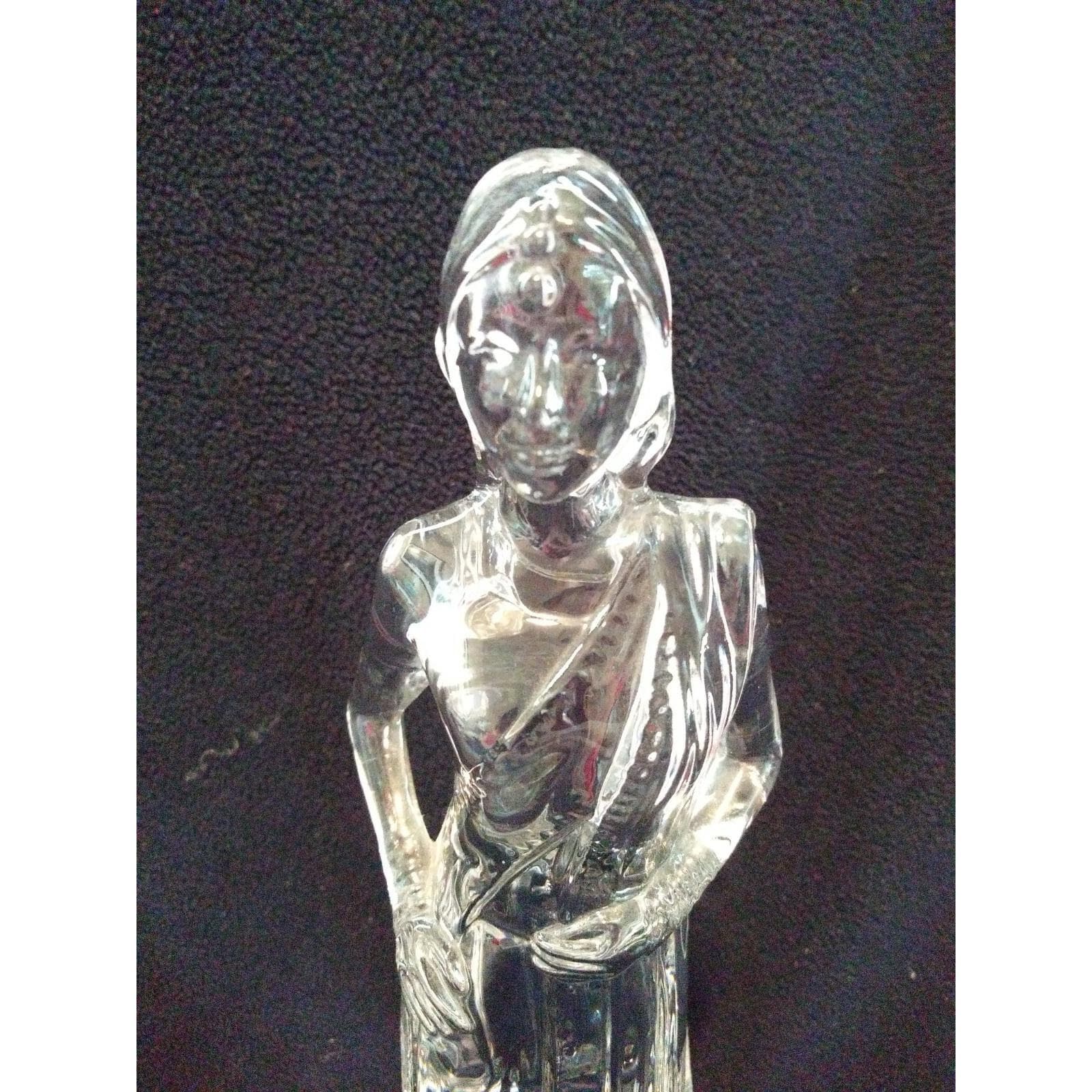 Cristal D'arques Crystal Figurine, Women of The World, India Beautiful Rare - Image 1