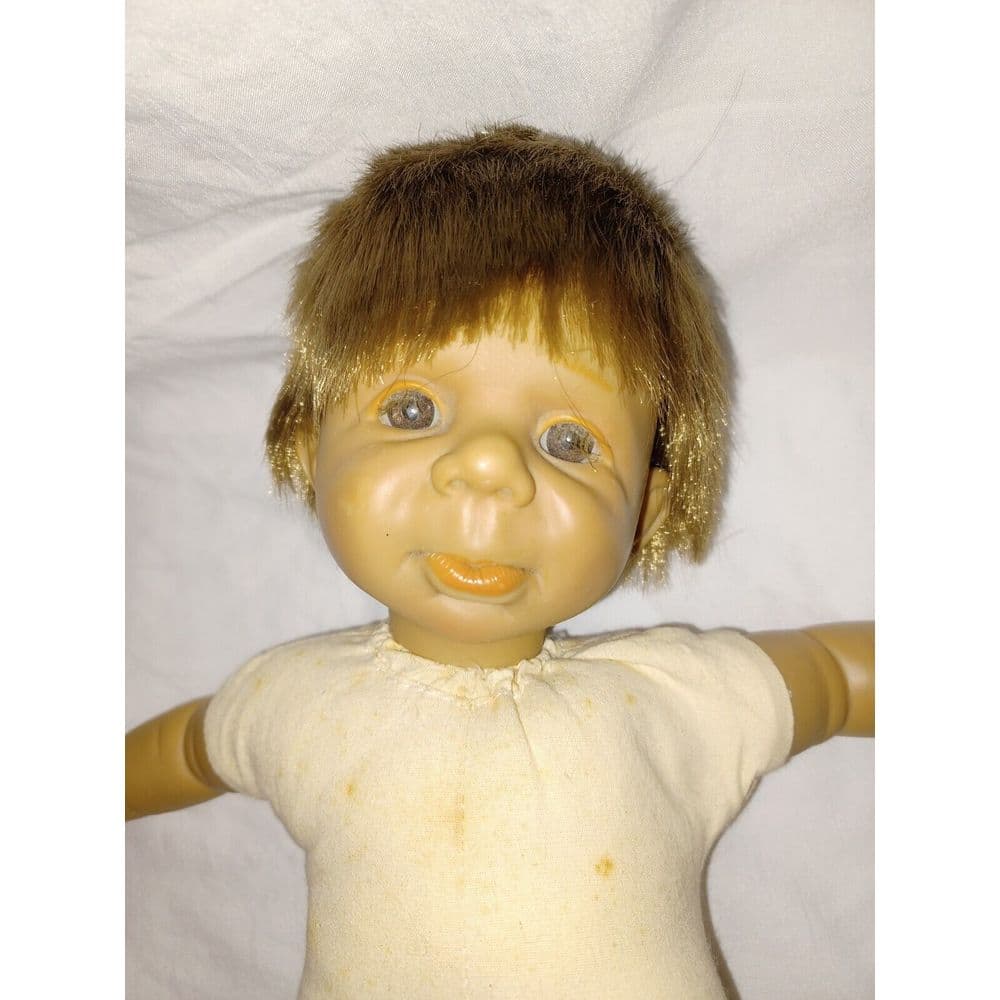 Vintage Toy Carmen Gonzalez Doll JULIO 1994 Made In Spain 14" Pouting Face RARE - Image 1