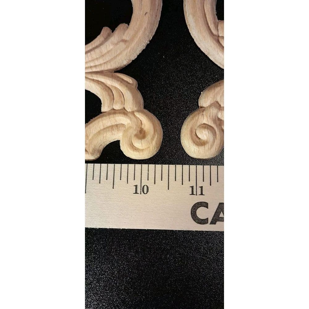 Acanthus Leaf Panels Furniture Applique Architectural Onlay 10 1/4" W X 13 1/4" - Thumbnail 6