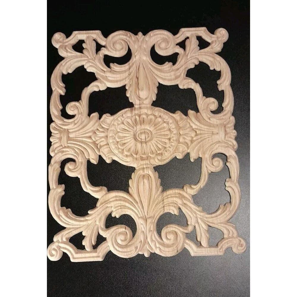 Acanthus Leaf Panels Furniture Applique Architectural Onlay 10 1/4" W X 13 1/4" - Thumbnail 3