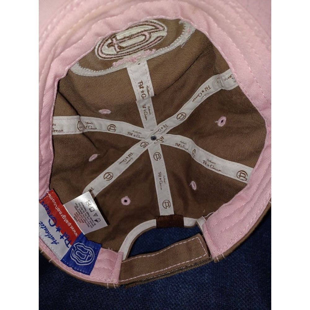 Pat Green Texas Country Music Concert Hat Adjustable Strap Hat Cap Pink Brown - Thumbnail 6