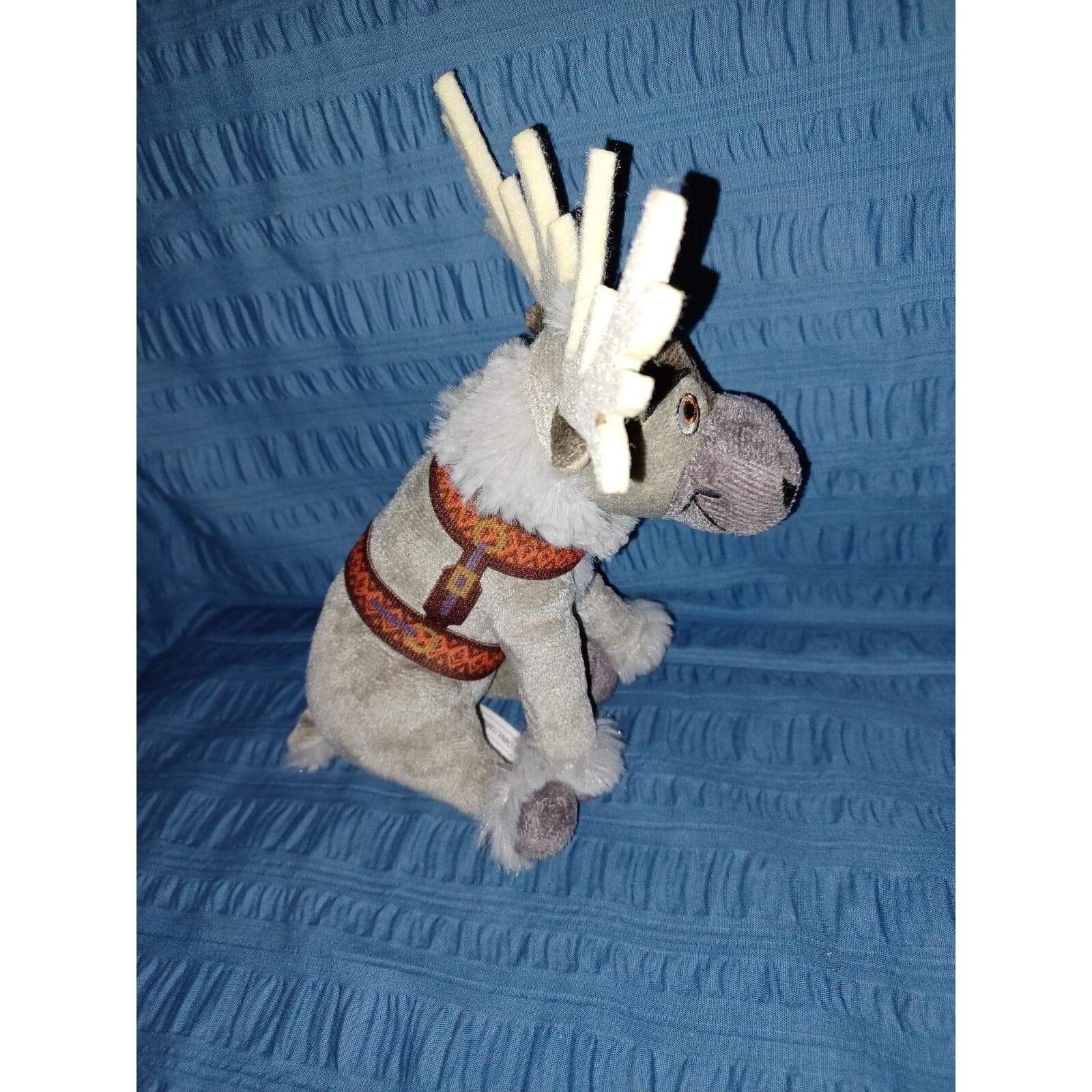 Disney Frozen Sven Plush 7" Reindeer Stuffed Animal Toy Gray Official Disney - Thumbnail 6