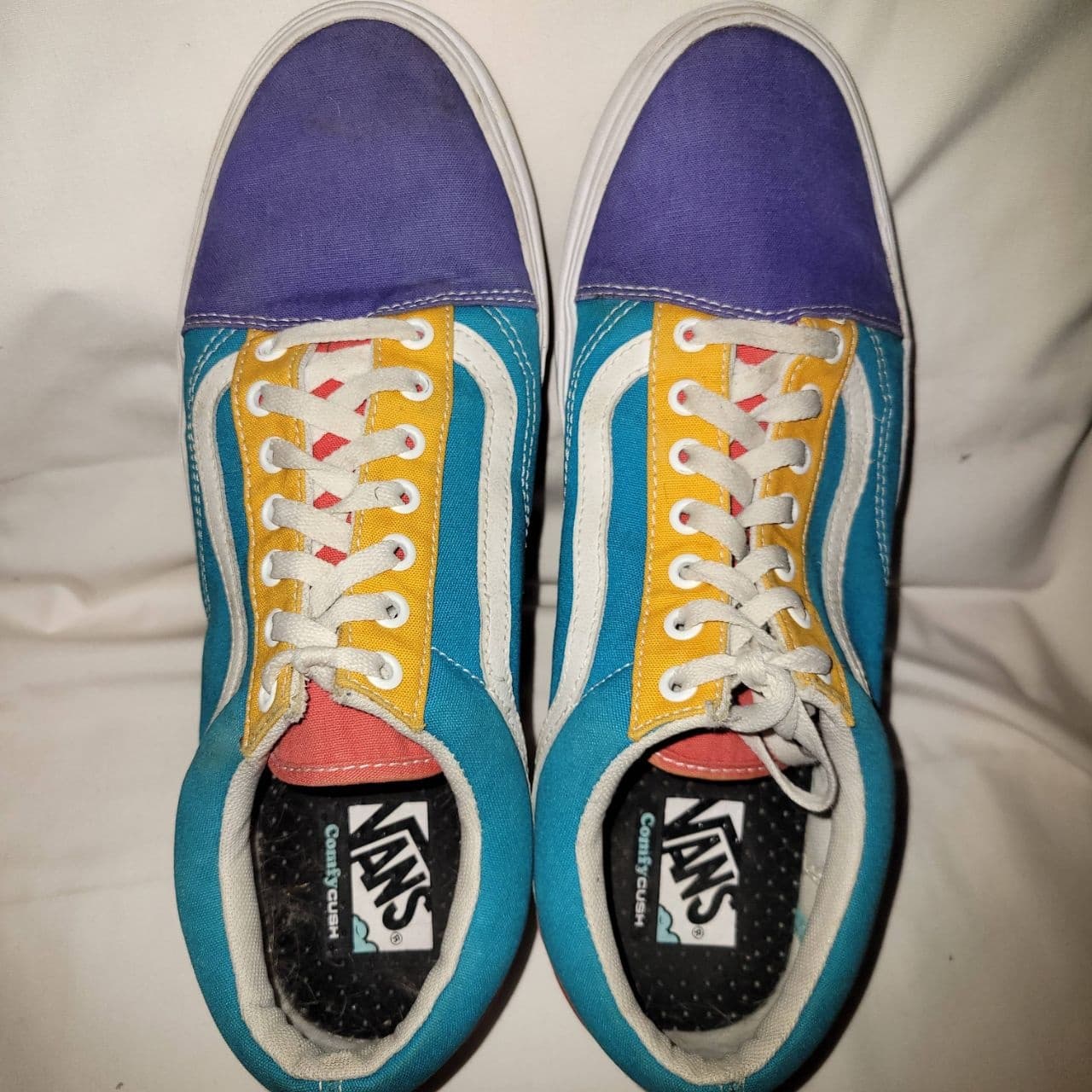Vans Old Skool ComfyCush Men’s 13 Multi-Color Low Top Skate Shoes - Thumbnail 9