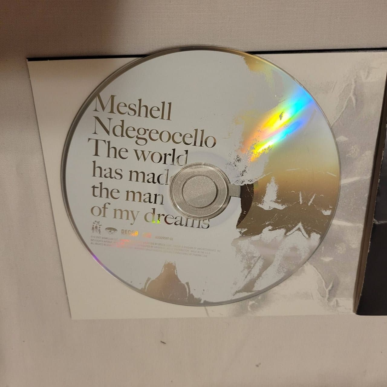 Meshell Ndegeocello – The World Has Made Me the Man of My Dreams CD 2007 VG - Thumbnail 4