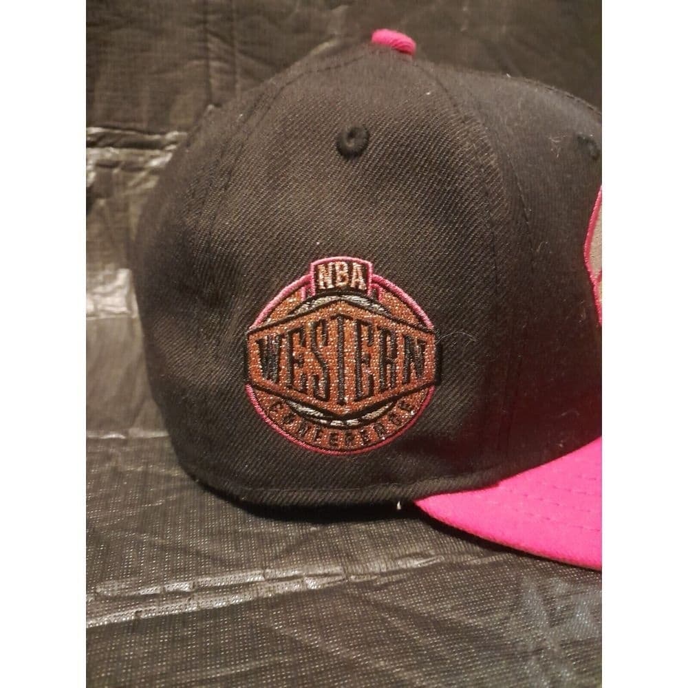 San Antonio Spurs NBA Snapback Hat Black Red Basketball Fan Gear HTF - Thumbnail 4