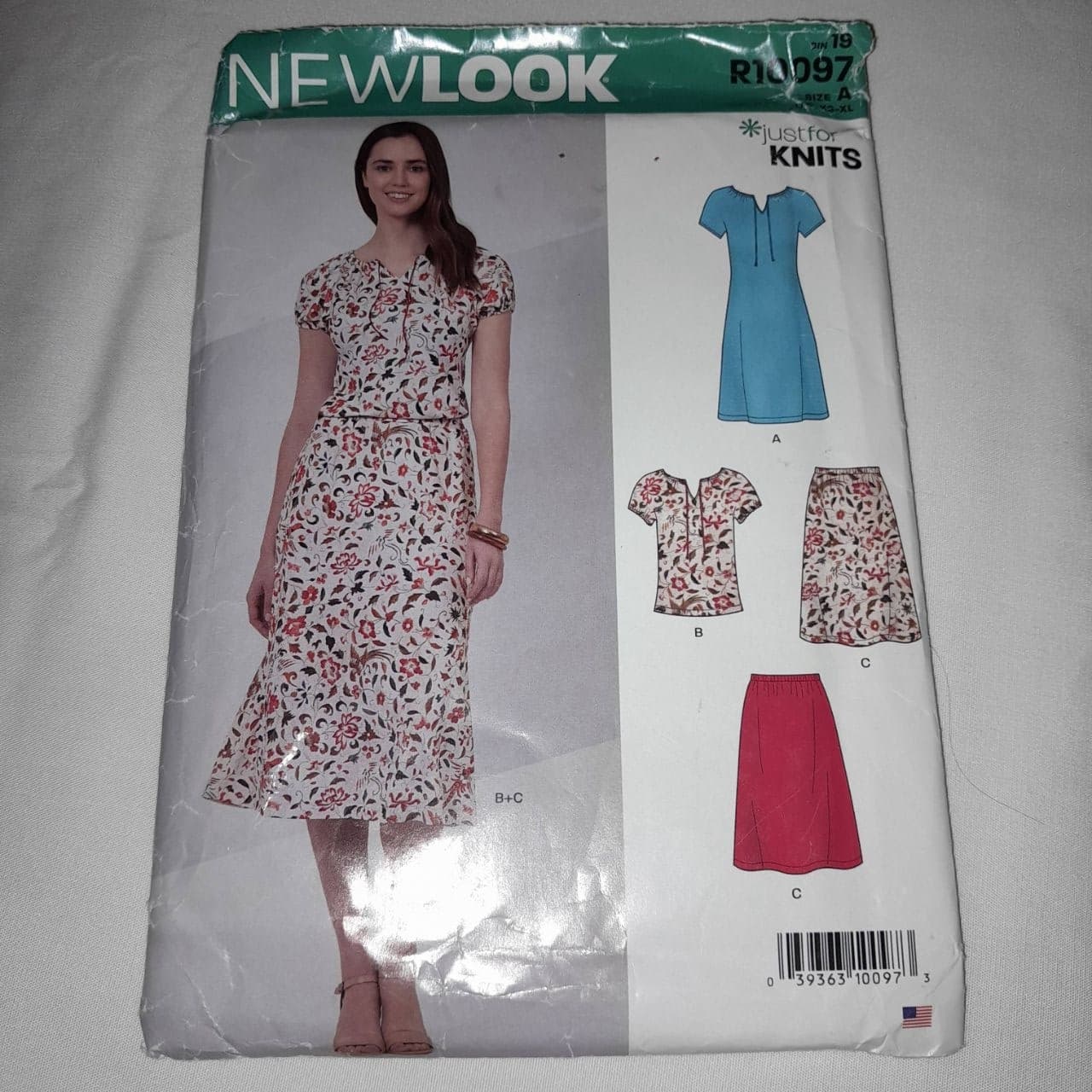 New Look R10097 Pattern Size XS-XL Short Sleeve Various Styles Vintage Inspired - Image 1