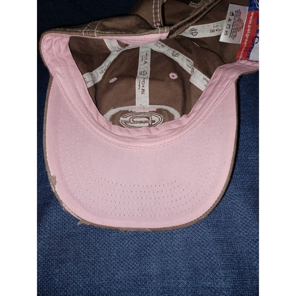 Pat Green Texas Country Music Concert Hat Adjustable Strap Hat Cap Pink Brown - Thumbnail 5