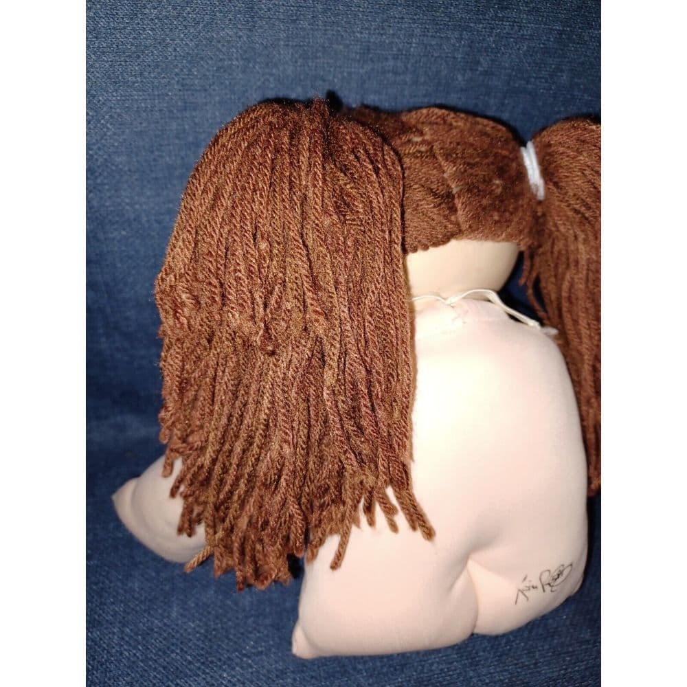 Vintage 1984 Cabbage Patch Kids Doll CPK Brown Hair Brown Eyes Dimples MN Thomas - Thumbnail 8