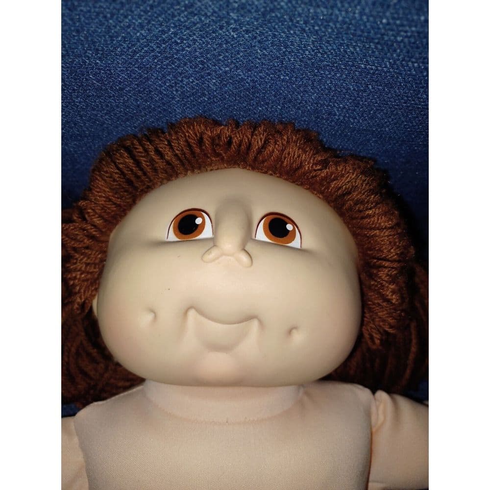 Vintage 1984 Cabbage Patch Kids Doll CPK Brown Hair Brown Eyes Dimples MN Thomas - Thumbnail 2