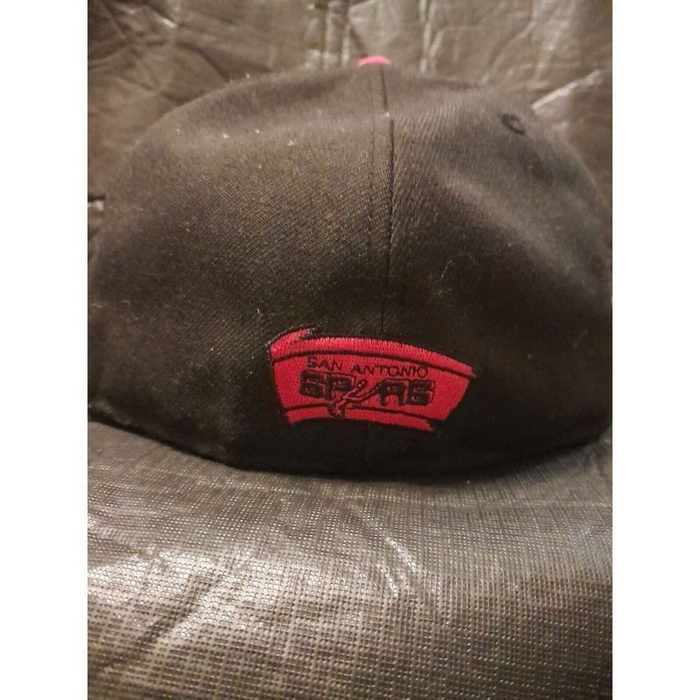 San Antonio Spurs NBA Snapback Hat Black Red Basketball Fan Gear HTF - Thumbnail 5