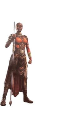 Marvel Okoye Action Figure Black Panther Wakanda Forever Fresh Fierce Collection - Thumbnail 2