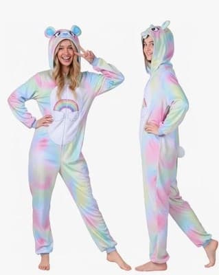 ROC PARTY 3D Hooded Animal One Piece Costume Multicolor Fantasy One Piece - Image 1