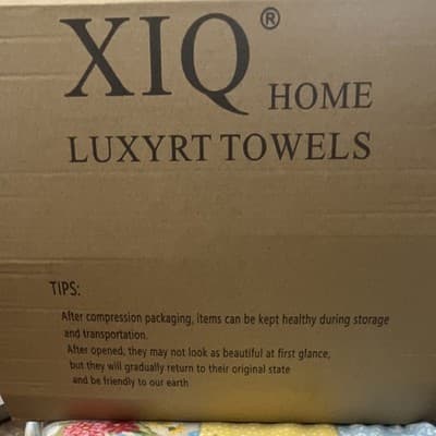 XIQ Extra Large Striped Super Soft Microfiber Bath Towels Set of 3 Charcoal Grey - Thumbnail 2