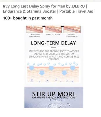 JJLBRO Men's Delay Spray, Delay Aid, 30 mL (1.01 fl oz) - Thumbnail 2