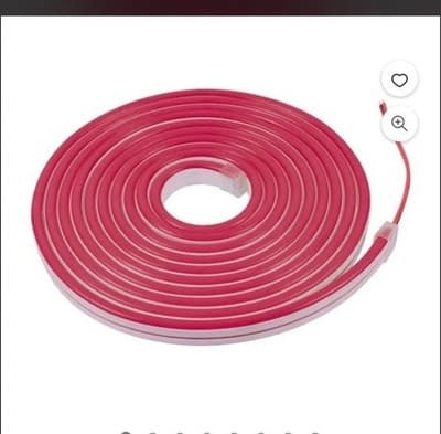 Pink LED Rope/Wire Light Strip Neon Lighting - Image 1