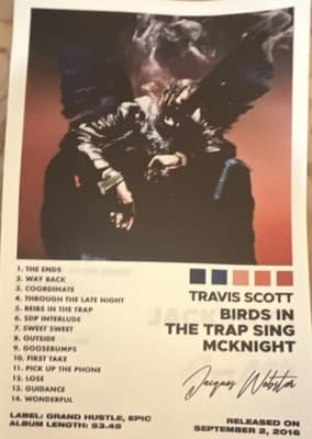 Travis Scott Album Poster Set Astroworld Rodeo Birds Jackboys Days Utopia - Thumbnail 3