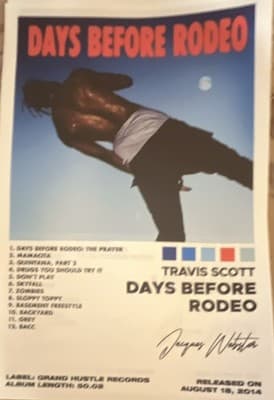 Travis Scott Album Poster Set Astroworld Rodeo Birds Jackboys Days Utopia - Thumbnail 5