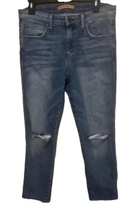 Joe's Jeans Collector's Edition Distressed Slim Fit Ankle Jeans Blue Women - Image 1