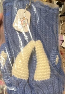 Zoo Snoods Blue Ox Dog Costume Snood Blue White Animals & Nature Theme - Thumbnail 2