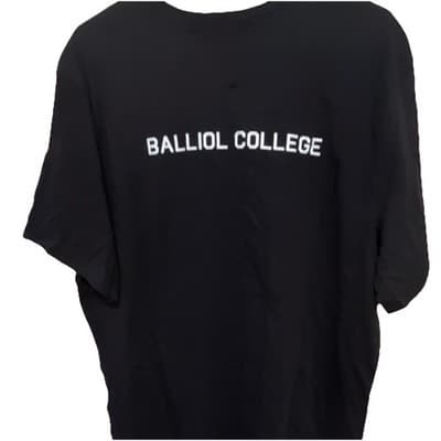 Nike Balliol College Men's Black XL Short Sleeve T-Shirt Athletic Casual Top - Thumbnail 3