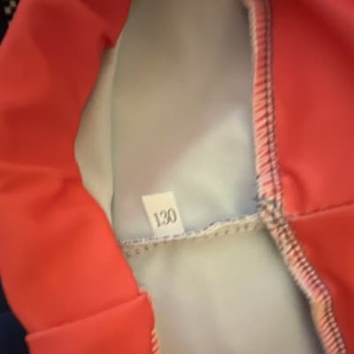 SAVITO Pop Idol Cosplay Outfit Girls Size 130 Orange Navy Blue Polyester - Thumbnail 3