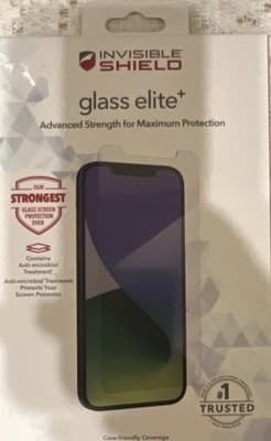 invisibleSHIELD Glass Elite+ Tempered Glass Screen Protector Clear for Apple