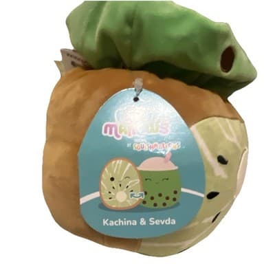 Squishmallows Kachina Plush Green Brown Food Animation Stuffed Animal - Thumbnail 2