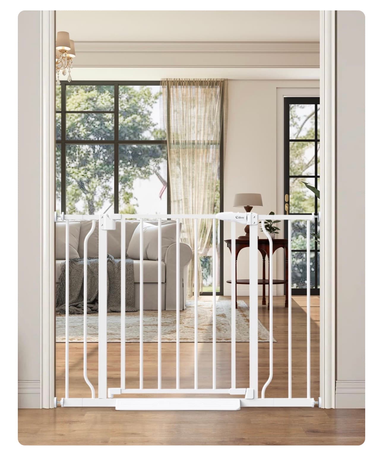 Cidery Baby Safety Gate with Auto-Close and Dual-Lock - Thumbnail 9