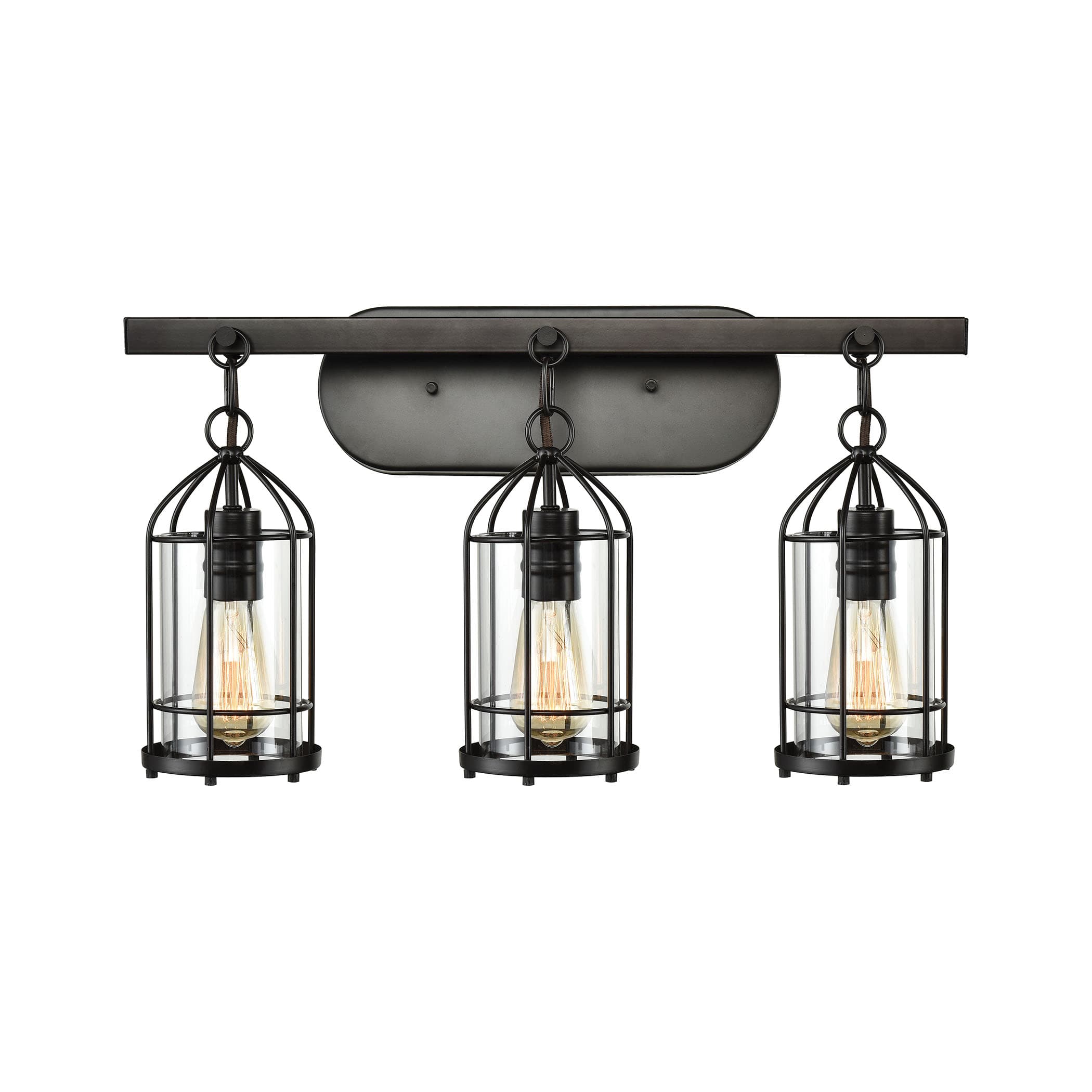 Elk Lighting 46282/3 Southwick 3 Light 23" Wide Bathroom Vanity Light Oil Rubbed Bronze Indoor Lighting Bathroom Fixtures Vanity Light