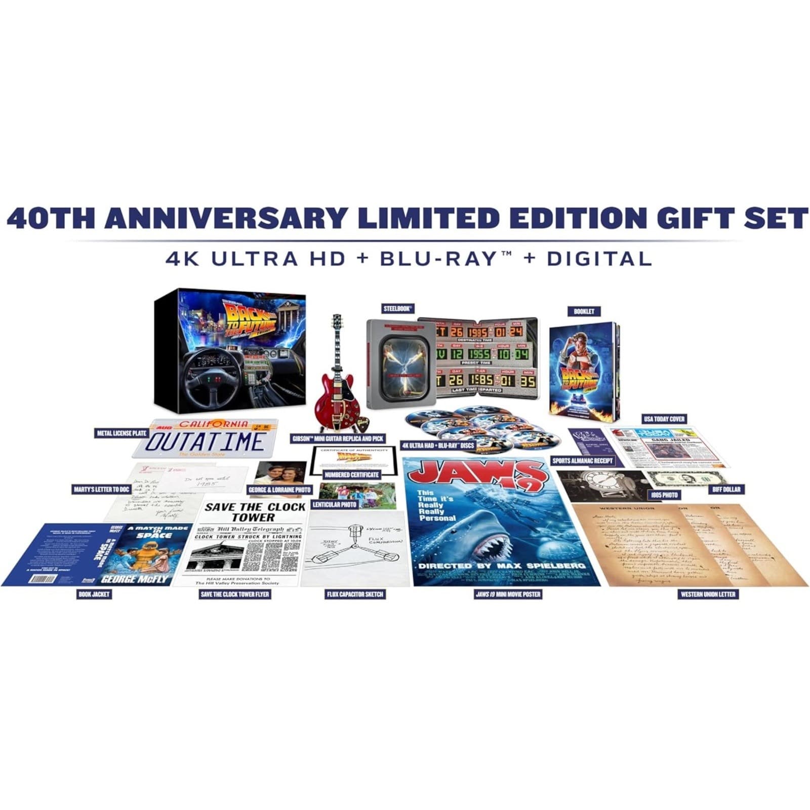 Back to the Future 40th Anniversary 4K Trilogy Steelbook Gift Set - Thumbnail 2