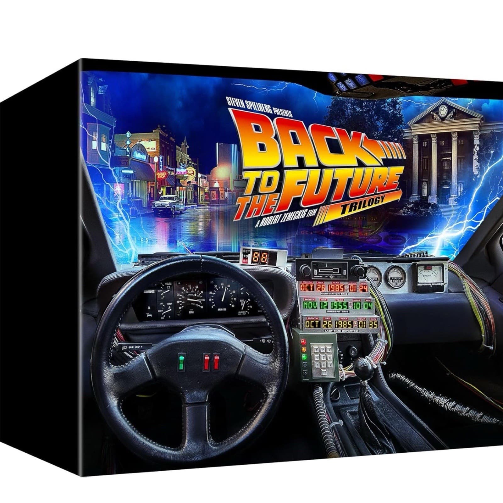 Back to the Future 40th Anniversary 4K Trilogy Steelbook Gift Set - Image 1