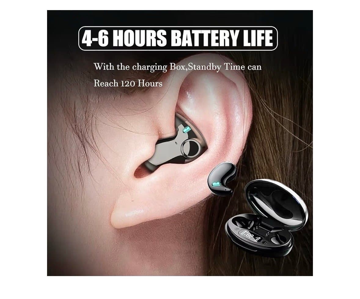 T16 Wireless Bluetooth 5.3 Noise Cancelling Sleep Earbuds for Side Sleepers - Thumbnail 2