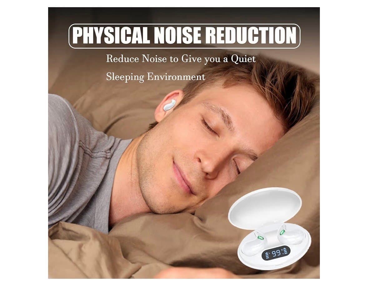 T16 Wireless Bluetooth 5.3 Noise Cancelling Sleep Earbuds for Side Sleepers - Thumbnail 4