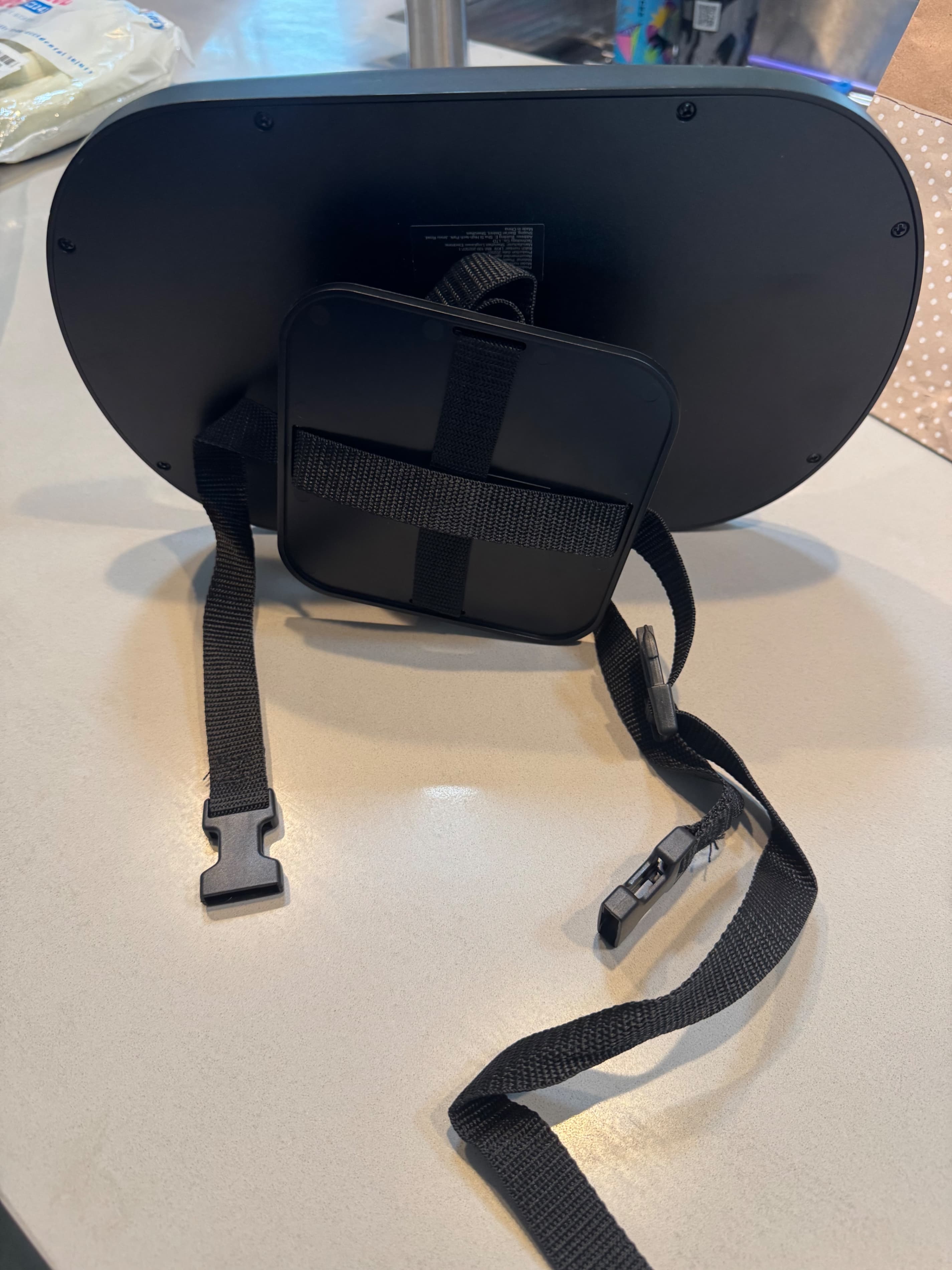 Baby Car Mirror with Adjustable Straps - Thumbnail 4